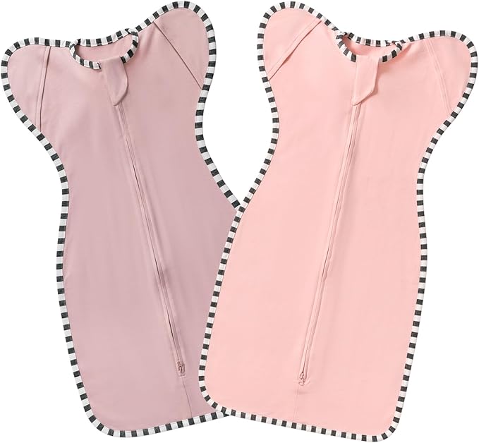 Transitional Swaddle Blanket Sack 2-Pack, Baby Sleep Sack, Arms Up Design, Newborn Swaddle for Boys Girls