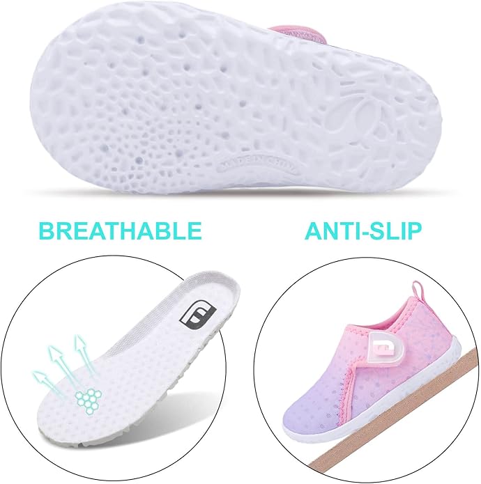 JOINFREE Baby Toddler Water Shoes Boys Girls Sandals Barefoot Kids Breathable Sneakers Shoes for Walking Running