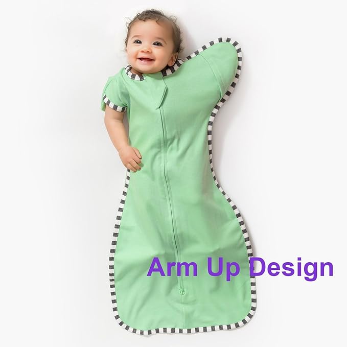 Transitional Swaddle Blanket Sack 2-Pack, Baby Sleep Sack, Arms Up Design, Newborn Swaddle for Boys Girls