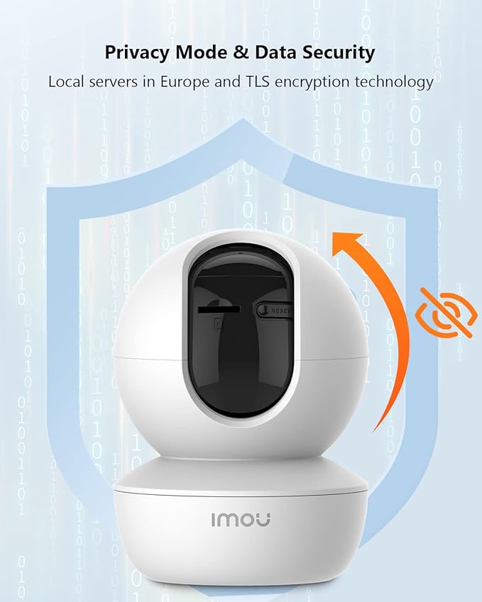 Imou 360° Security Camera Indoor with AI Human/Motion/Sound Detection, WiFi Camera Indoor Wireless 1080P for Pet/Dog/Baby, Smart Tracking, Siren, Night Vision, 2-Way Audio, Works with Alexa, 2 Pack