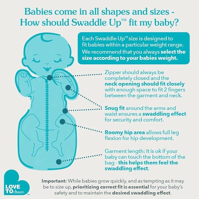 Love to Dream Swaddle, Self-Soothing Swaddles for Newborns & Babies, Sleep Sack, Swaddle Up, Baby Essentials, Baby Registry (Blush, Small (8-13 lbs.))