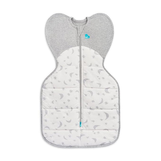 Love to Dream Swaddle UP Extra Warm 3.5 TOG, Dramatically Better Sleep, Allow Baby to Sleep in Their Preferred Arms Up Position for Self-Soothing, Snug Fit Calms Startle Reflex, White, Small, 8-13 lbs