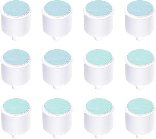 Replacement Pads Compatible with Frida Baby Electric Nail Buffer, 12 Pieces Baby Nail Trimmer Pads Grinding Heads Suits to Newborn and Adults