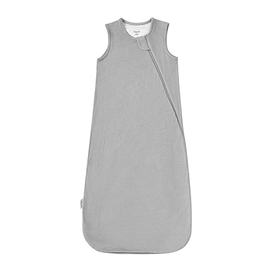 Supersoft Rayon Made from Bamboo Sleep Sack 6-12 Months 1.0 Tog Toddler Sleep Sack Baby Wearable Blanket with 2-Way Zipper Unisex Sleeping Bag for Babies All-year-around - Gray