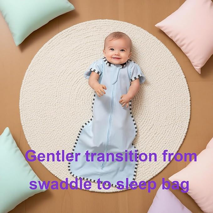 Transitional Swaddle Blanket Sack 2-Pack, Baby Sleep Sack, Arms Up Design, Newborn Swaddle for Boys Girls