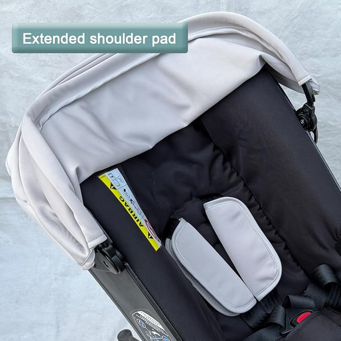 Stroller Replacement Accessories Canopy, Baby Stroller Sun Shade Compatible with Doona Car Seat & Strollers (Silver Gray)