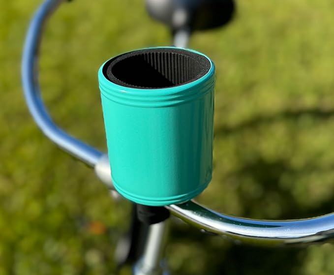 Kroozie 2.0 Bicycle Cup Holder - The Ultimate Bike Cup Holder for Beach Cruisers, E-Bikes, Scooters, Strollers – A premium stainless steel handlebar drink holder that lasts