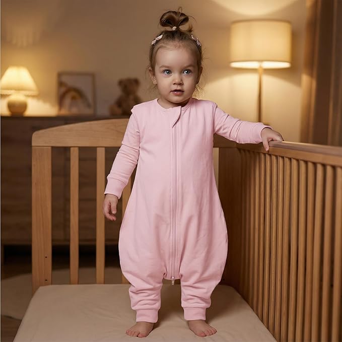 littogoose 1.0 TOG Toddler Sleep Sack with Legs, Baby Wearable Blanket for 6-18-36 Months 3T-4T, Early Walker Baby