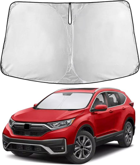Econour Windshield Sunshade for Honda CR-V 2017-2020 2021 2022, Sun Visor for Front Windshield & Window Sun Shade Cover, UV Heat Blocker & Protector, Car Accessories