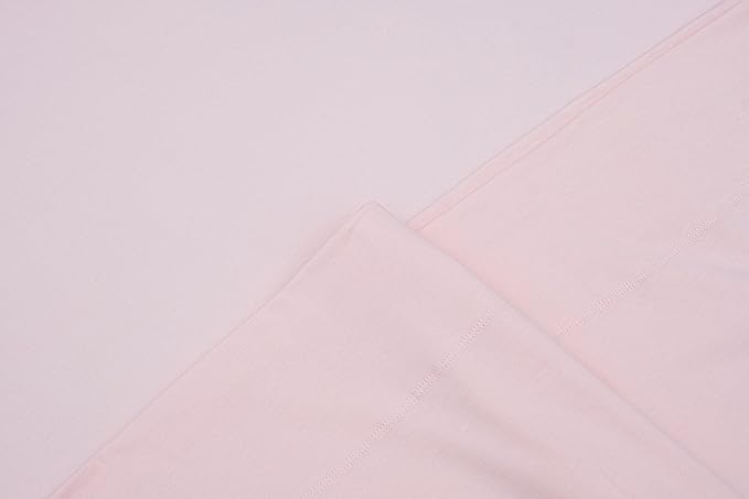 100% Cotton Bed Sheet Set with Deep Pocket - T-Shirt Fabric Jersey Knit - Extra Soft - Easy Fit - 4 Piece Set with Pillowcases - All Season - Comfy – 4 pcs (Pink, California King)