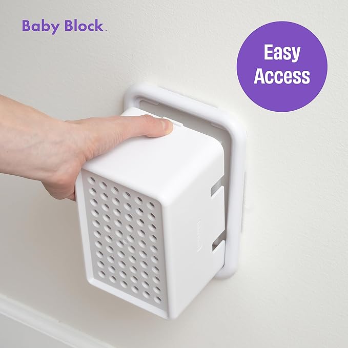 Extra Large Outlet Cover Box for Bulky Plugs & Doorbell Transformers – Oversized Baby Proof Outlet Box Cover, Childproof Outlet Covers for Power Bricks, Adapters & Horizontal Plugs