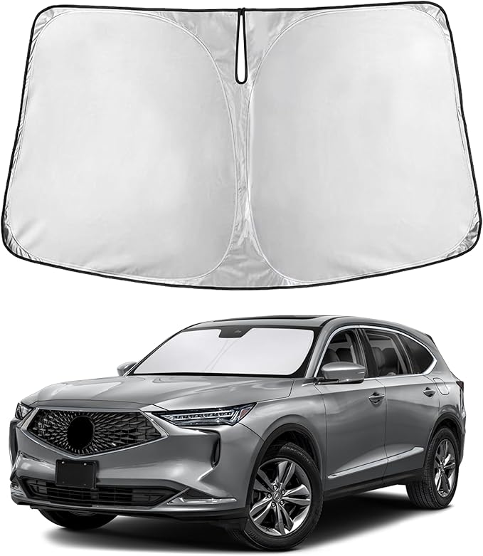Econour Windshield Sunshade for Acura MDX 2021-2024 2025 2026, Sun Visor for Front Windshield & Window Sun Shade Cover, UV Heat Blocker & Protector, Car Accessories