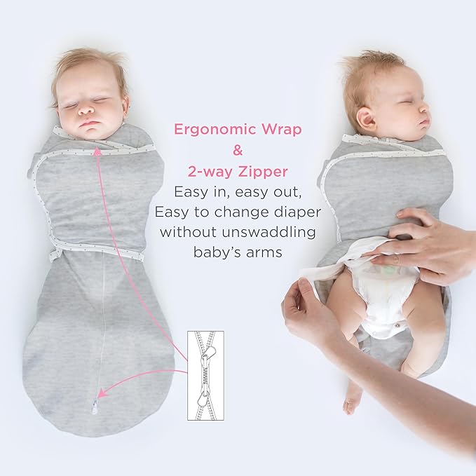SwaddleDesigns 6-Way Omni Swaddle Sack Arms Up Swaddle for Newborn, More Options to Calm Moro Reflex, Improves Sleep, Easy Transition Baby Sleep Sack, Small, 0-3 Mo, 6-12 lbs, Watercolor Sunny Days