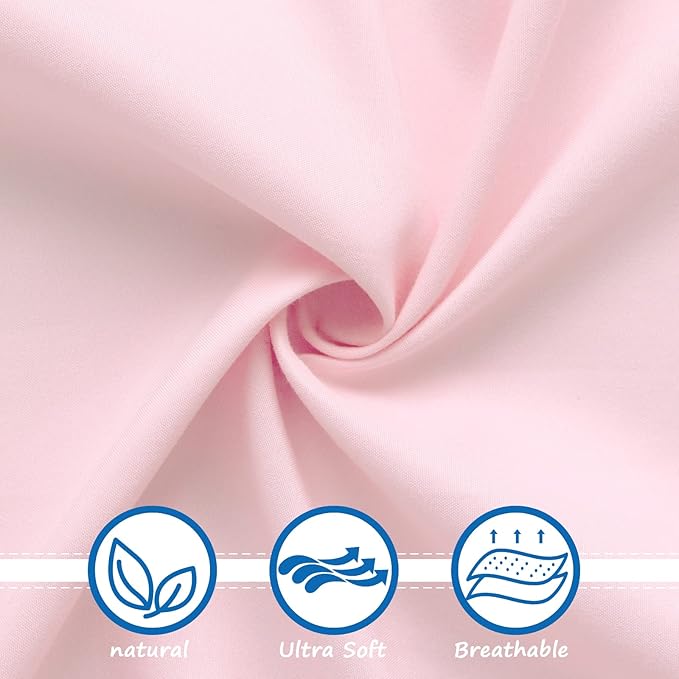 Bassinet Sheet Set 2 Pack Fitted Bassinet Sheets for Baby Girl, Universal Microfiber Soft Cradle Sheets for Oval Rectangle and Hourglass Bassinet Mattress, Pink and Violet