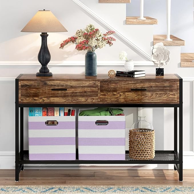 Posprica Storage Bins Storage Cubes,13×13 Collapsible Storage Boxes Containers Organizer Baskets for Nursery,Office,Closet,Shelf - 4pcs,Purple-white Striped