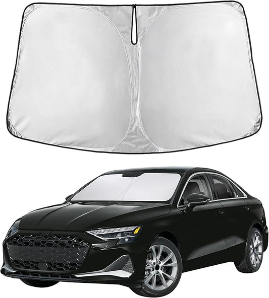 Econour Windshield Sunshade for Audi A3 2022-2023 2024 2025, Sun Visor for Front Windshield & Window Sun Shade Cover, UV Heat Blocker & Protector, Car Accessories