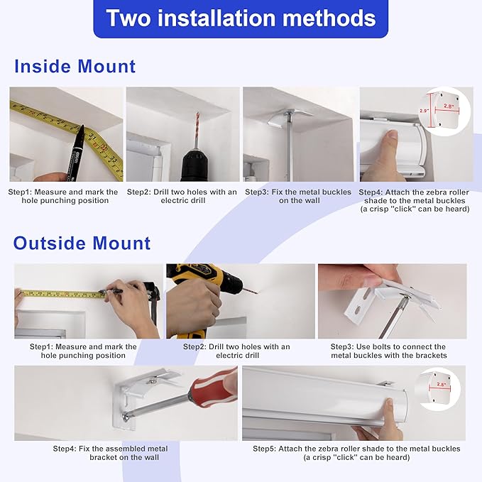 Allesin 100% Blackout Cordless Roller Shades for Windows, Free-Stop Shades, Thermal Insulated, UV Protection, Waterproof Fabric, Easy to Install for Home, Office, Bathroom (White 32 x 72)