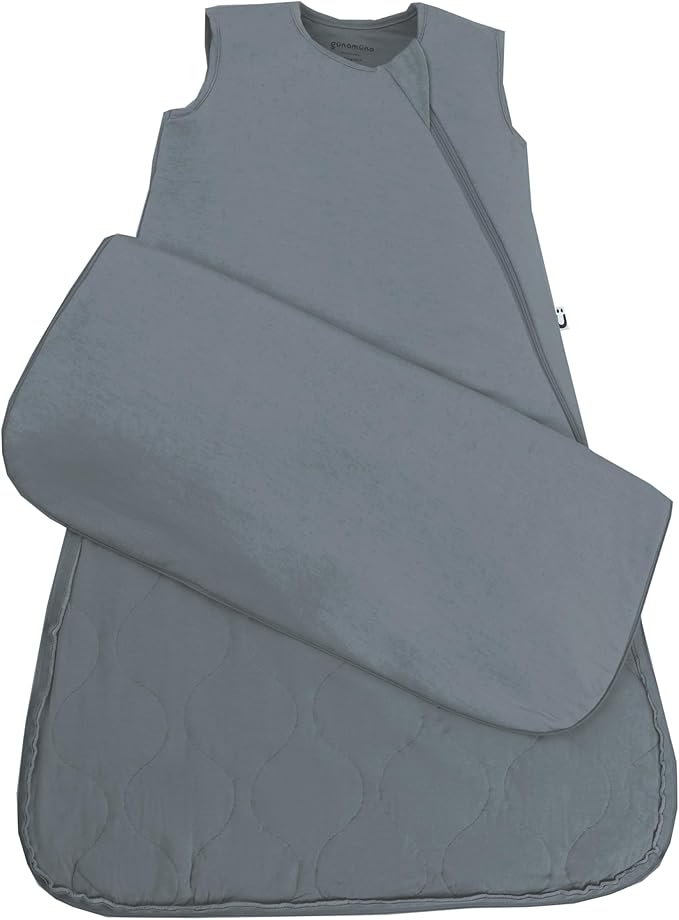 GUNAMUNA Sleep Sacks for Babies Toddlers and Newborns, Easy Changing Diaper Zipper, Cozy, 2.5 TOG