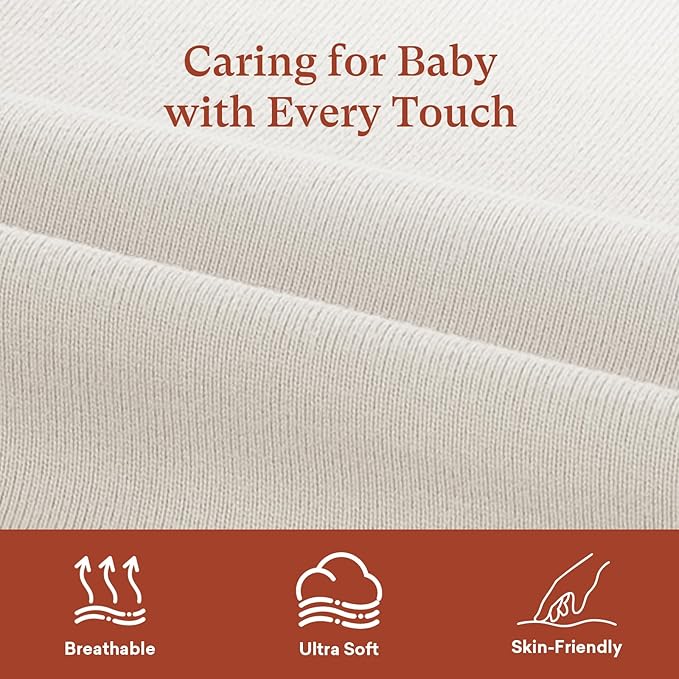 Littogoose Quilted Changing Table Cover (2-Pack) Fitted Diaper Changing Pad Cover, Soft Breathable Ideal for Boys Girls (2-Pack)
