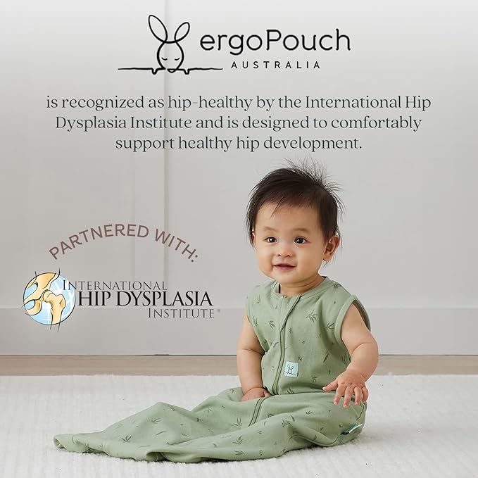 ergoPouch Jersey Sleeping Bag 0.2 TOG – Arms-Out Baby Sleep Sack, Ideal Transition from Swaddling, Slim Fit Keeps Baby Secure & Comfortable, Soft Breathable Fabric (8-24 Months, Dragonflies)