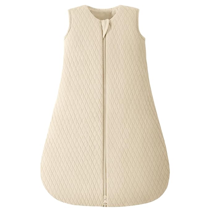 Yoofoss Baby Sleep Sack 12-18 Months TOG 2.5 Winter Baby Wearable Blanket, 100% Organic Cotton Toddler Sleeping Sack 2-Way Zipper Warm Quilted Sleep Sack