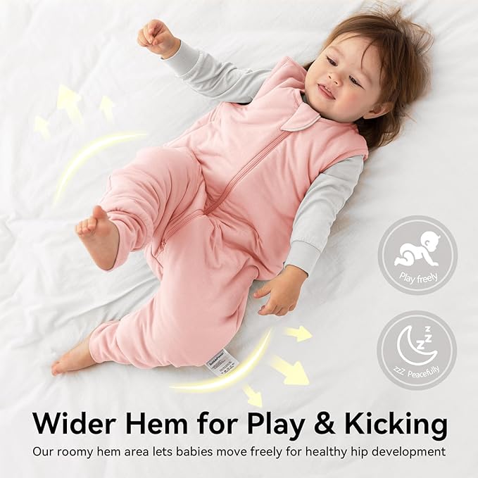 EasyFi Rayon Made from Bamboo Sleep Sack with Feet Baby Sleep Sack with Legs