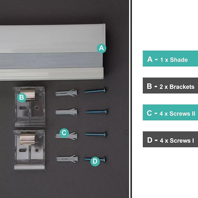 MYshade Cordless Blackout Cellular Shades for Windows, Honeycomb Window Shades with Thermal Insulation, Child & Pet Safe Room Darkening Shade, Easy Install,41" W x 48" H, Grey