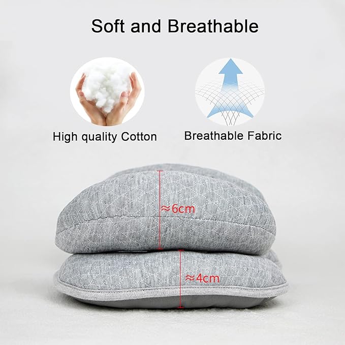 Upgrade 2 in 1 Baby Travel Pillow - Banana Shape Adjustable Baby Neck Head Support Car Seat Insert Pillow for Kids,Headrest Pillows for Cars, Gray