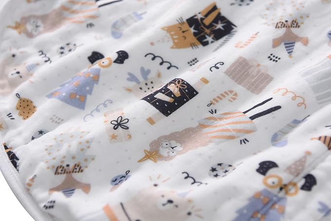 TADO MUSLIN Toddler Sleep Sack 1-2T, 0.5 TOG Lightweight Wearable Blanket, 100% Organic Cotton Muslin, Sleeveless, 2-Way YKK Zipper, OEKO-TEX Certified, 12-24 Months Sleeping Bag