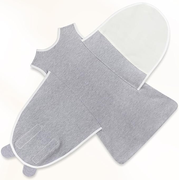 Transition Swaddle 3-6 Months Arms Up Swaddle Sleep Sack 3-6 Months Baby Swaddle for Newborn Swaddle with Zipper 100% Cotton, 2-Pack 0.8 Tog Transitional Swaddles Sack for Boy Girl (Medium 14-20lbs)