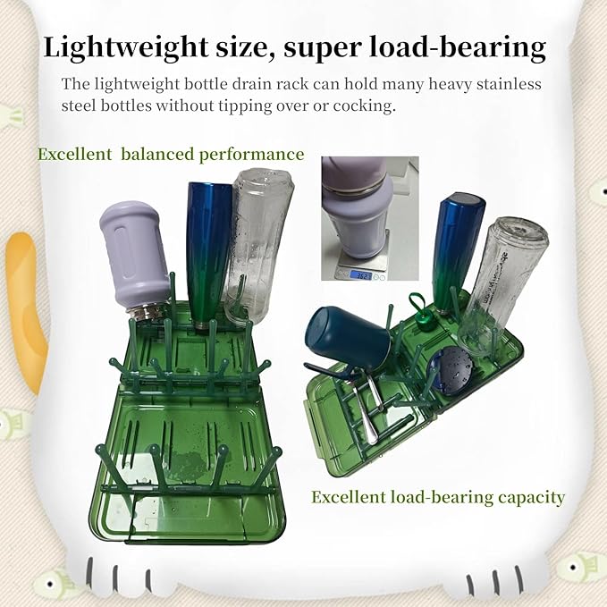 WHNL Travel Bottle Drying Rack Space Saving,Foldable Bottle Drying Rack with 16 Ribs,Portable Baby Bottle Drying Rack for Bottles,Breast Pumps and Other Feeding Accessories,Widely Used Daily Basis
