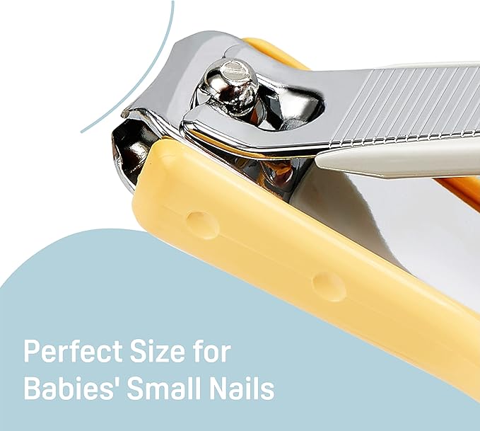 Pigeon Baby Nail Clipper with Splatter Proof Case for 9+ Months