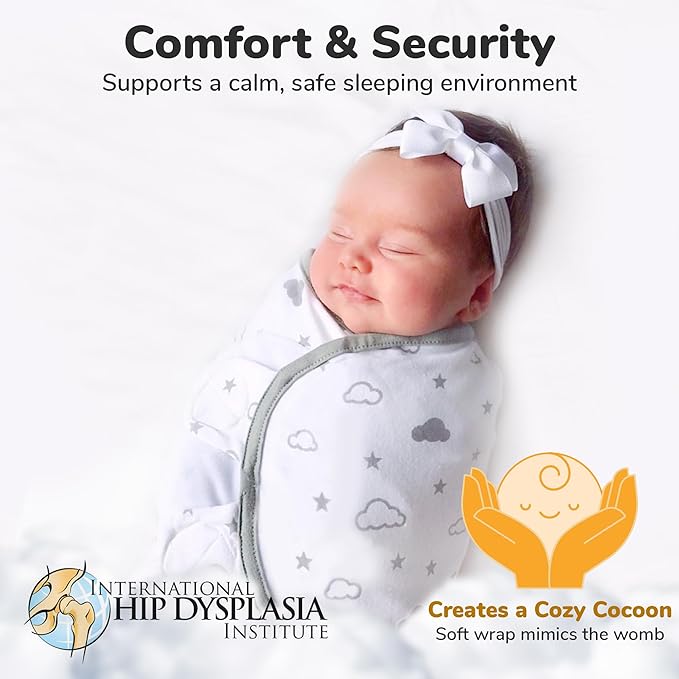 Mama Cheetah Baby Swaddle Sack 3-6 Month, Organic Cotton Swaddle Sleep Sack, Infant Swaddle Blanket Wrap for Large Babies, Baby Essentials, Easy Swaddles for Boy Girl, 4-Pack