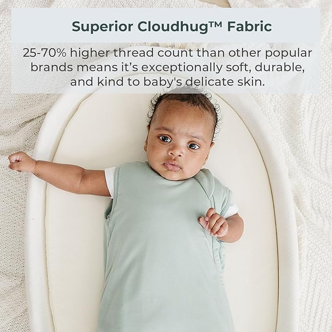 Everyday Bambu Sleep Sack 1.0 Tog - Rayon made from Bamboo Baby Sleeping Bag, Wearable Blanket, Unisex
