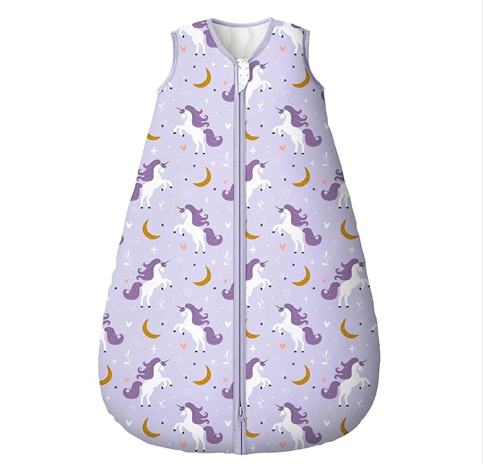 Yoofoss Baby Sleep Sack 0-6 Months, TOG 2.5 Baby Wearable Blanket with 2-Way Zipper, 100% Organic Cotton Fabric Winter Newborn Sleeping Sack, Warm Soft Comfy