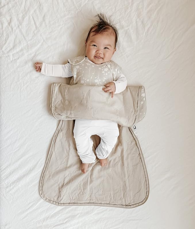 GUNAMUNA Sleep Sacks for Babies Toddlers and Newborns, Easy Changing Diaper Zipper, Cozy, 2.5 TOG