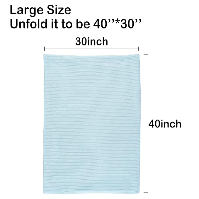 Viviland Jersey Swaddle Blanket, Ultra Soft Stretchy Receiving Blanket, Baby Boy Newborn Swaddle Wrap, 40 x 30 inches, 2 Pcs, Elephant