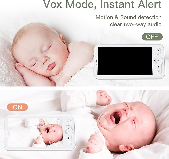 ARENTI 5-Inch Wireless Baby Monitor Display, Parent Unit for AInanny A4 Camera(Screen1)