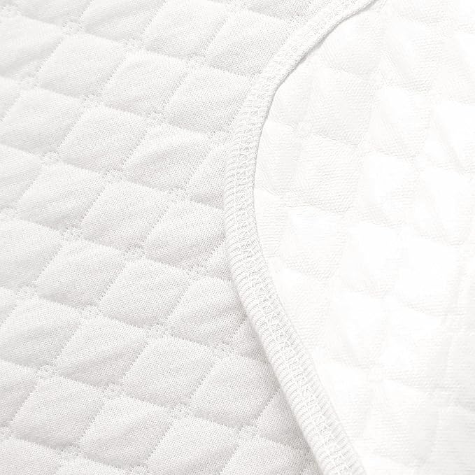 Pleasant Boulevard | Portable Waterproof Baby Changing Pad Liner, Washable Reusable Changing Table Cover Made with Breathable TPU, 27x13in (White, 3 Count)