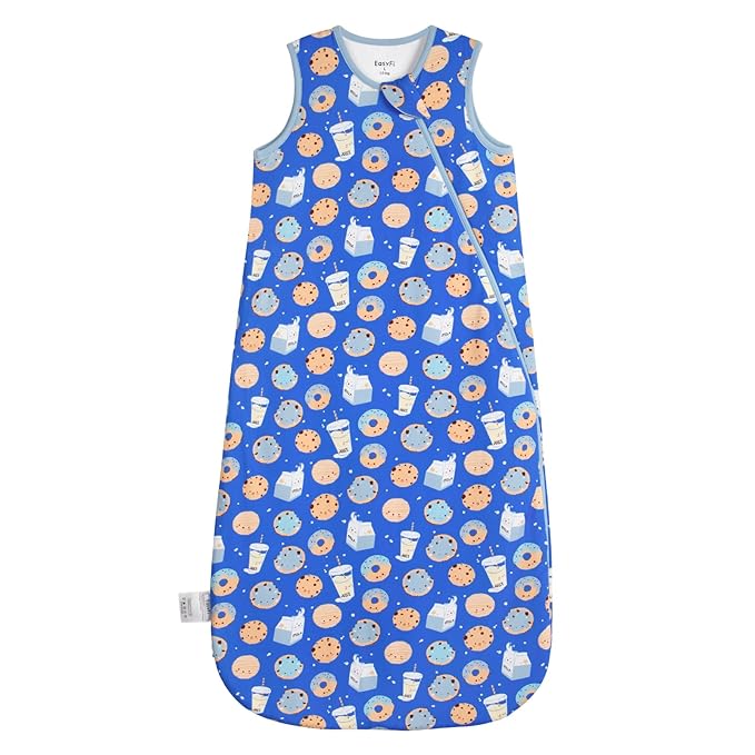EasyFi Rayon Made from Bamboo Sleep Sack 18-24 Months 1.0 Tog Supersoft Toddler Sleep Sack 2t Baby Wearable Blanket with 2-Way Zipper Unisex Sleeping Bag for Babies