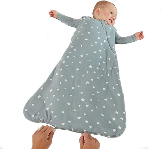 GUNAMUNA Sleep Sacks for Babies Toddlers and Newborns, Easy Changing Diaper Zipper, Cozy, 2.5 TOG