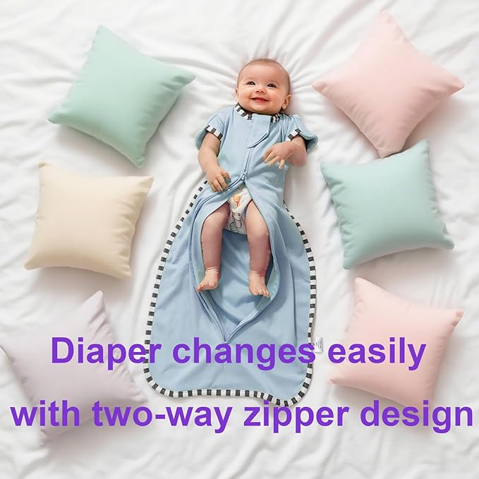 Transitional Swaddle Blanket Sack 2-Pack, Baby Sleep Sack, Arms Up Design, Newborn Swaddle for Boys Girls