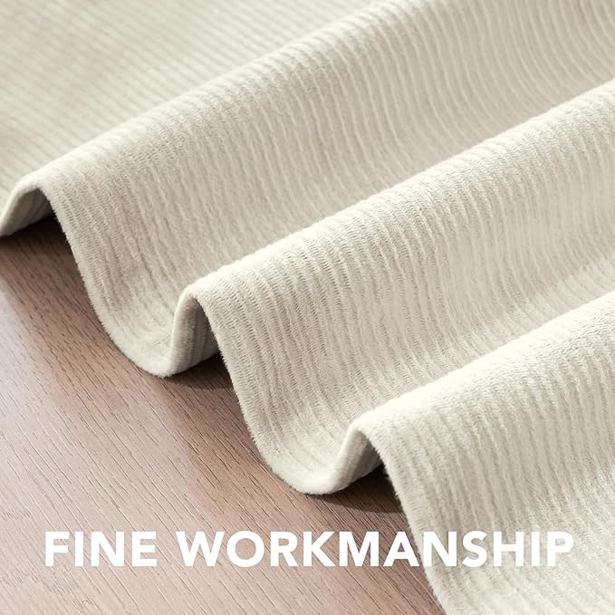 H.VERSAILTEX Velvet 100% Blackout Curtains for Living Room Full Light Blocking Curtains Thermal Insulated Room Window Drapes Soft Luxury Curtains Grommet Top 2 Panels (55" W x 63" L, Sand)