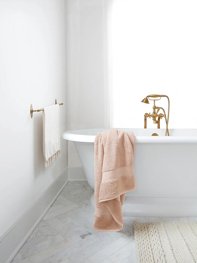 Delara Organic Cotton Luxuriously Plush Bath Towel 20 Piece Set|GOTS & Oeko-TEX Certified|Premium Hotel Quality Towels|Feather Touch Technology|650 GSM Long Staple|Soft, Quick Dry & Ultra-Absorbent