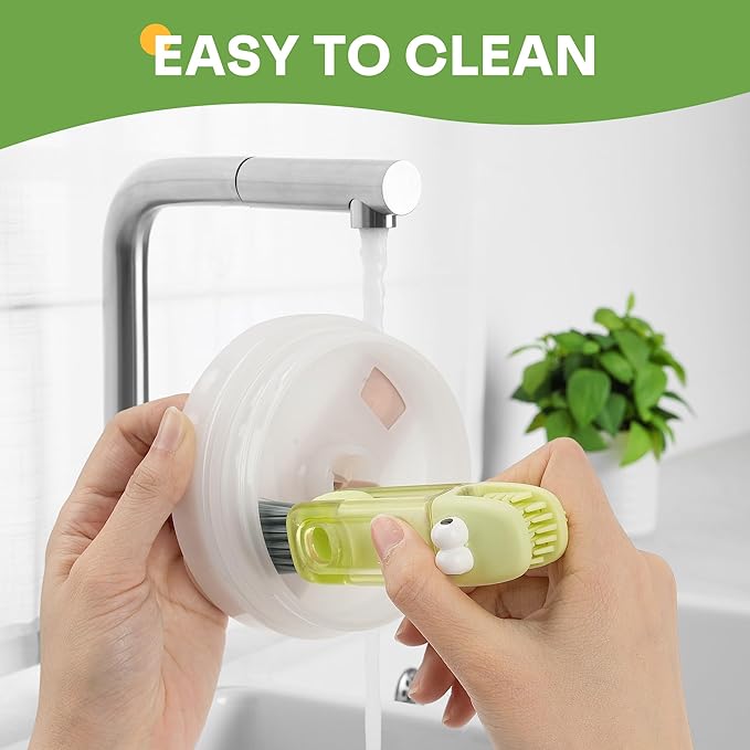 2 Pack Cup Cleaning Kit Compatible with Stanley,4 in 1 Bottle Gap Cleaner,Multipurpose Cup Cleaner Kit with Extra Long Nylon Straw Brush Cleaner,Bottle Cleaning Brush Set with Holder