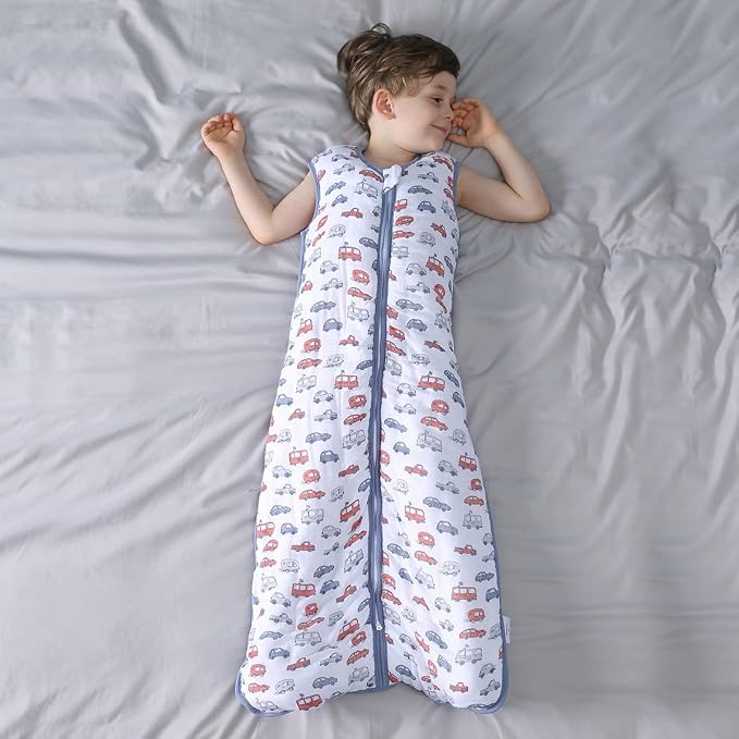 TADO MUSLIN Toddler Sleep Sack, 70% Rayon from Bamboo and 30% Cotton Baby Wearable Blanket Winter 2.5 TOG Sleeping Sacks Warm Soft Car (2-4T)