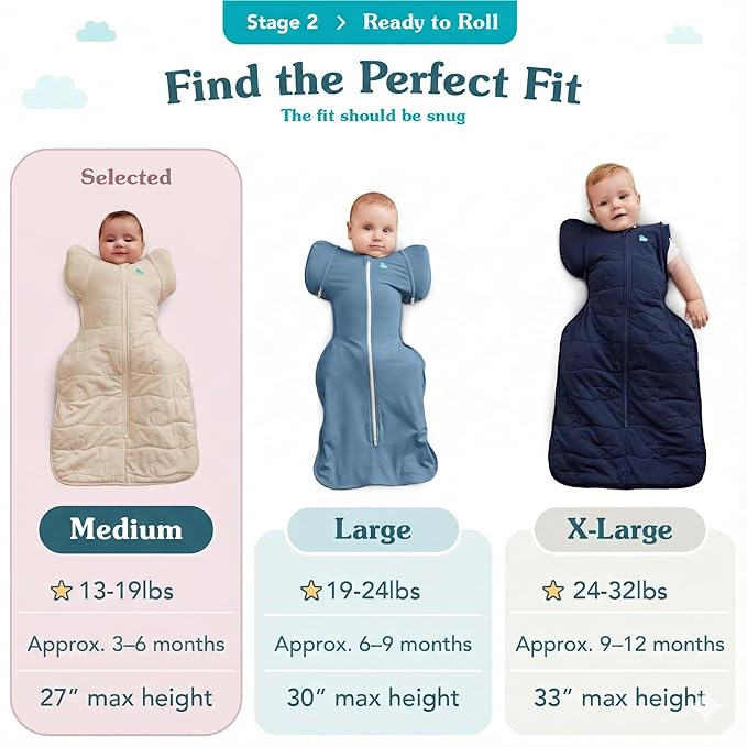 Love to Dream Swaddle Up Transition Swaddle, Patented Zip-Off Wings, Gently Help Baby Transition from Being Swaddled to Arms Free When Showing Signs of Rolling, 1.0 TOG, 13-19 lbs, Deep Olive