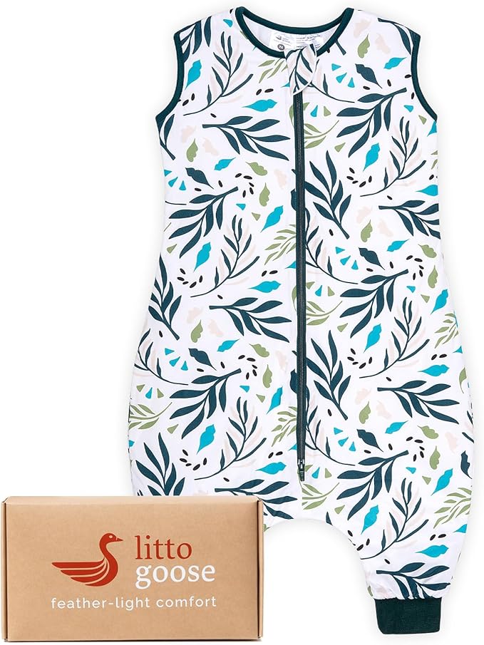 littogoose 1.0 TOG Toddler Sleep Sack with Legs, Baby Wearable Blanket for 6-18-36 Months 3T-4T, Early Walker Baby