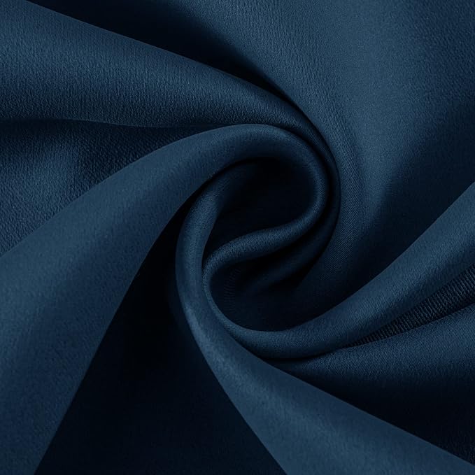 Joydeco Blackout Curtains 72 Inch Length 2 Panels Set, Thermal Insulated Long Drapes 2 Burg, Room Darkening Grommet Drapes for Living Room Bedroom Window