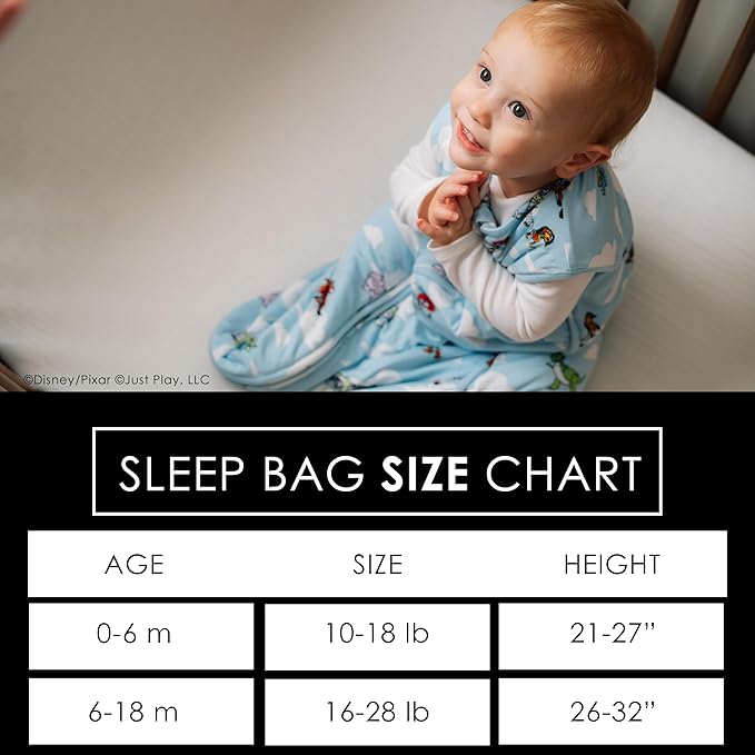 Milk Snob Disney Baby Sleeping Sack, Sleeveless Sleep Bag and Wearable Zip Up Blanket for Girl and Boy, Newborn Infant Shower